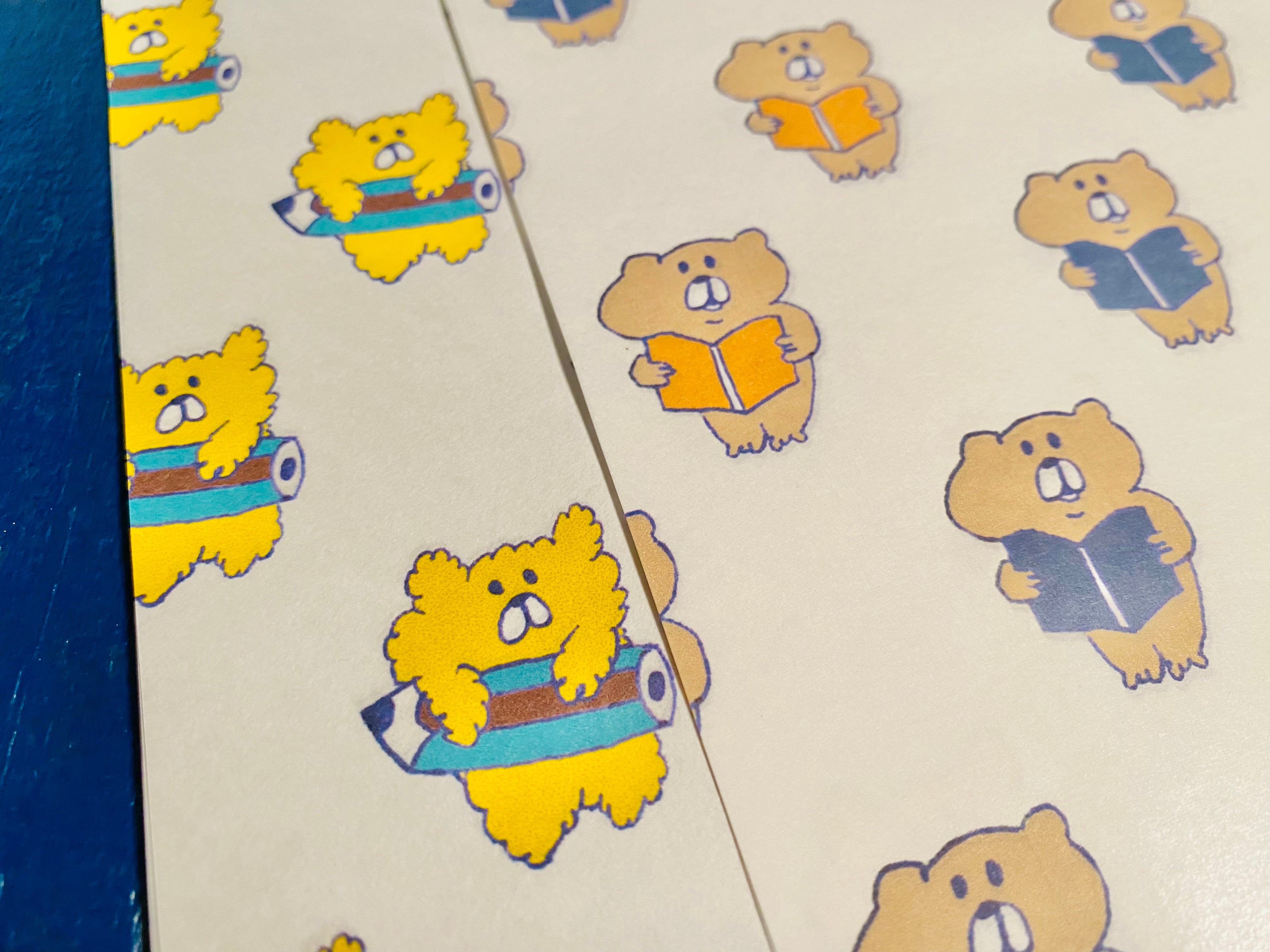 BB BEAR PAPER _ 鉛筆、本