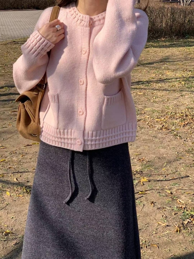 (予約) AREING / Maxi wool skirt 3color