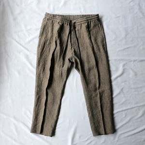 EMPORIO ARMANI LINEN EASY PANTS