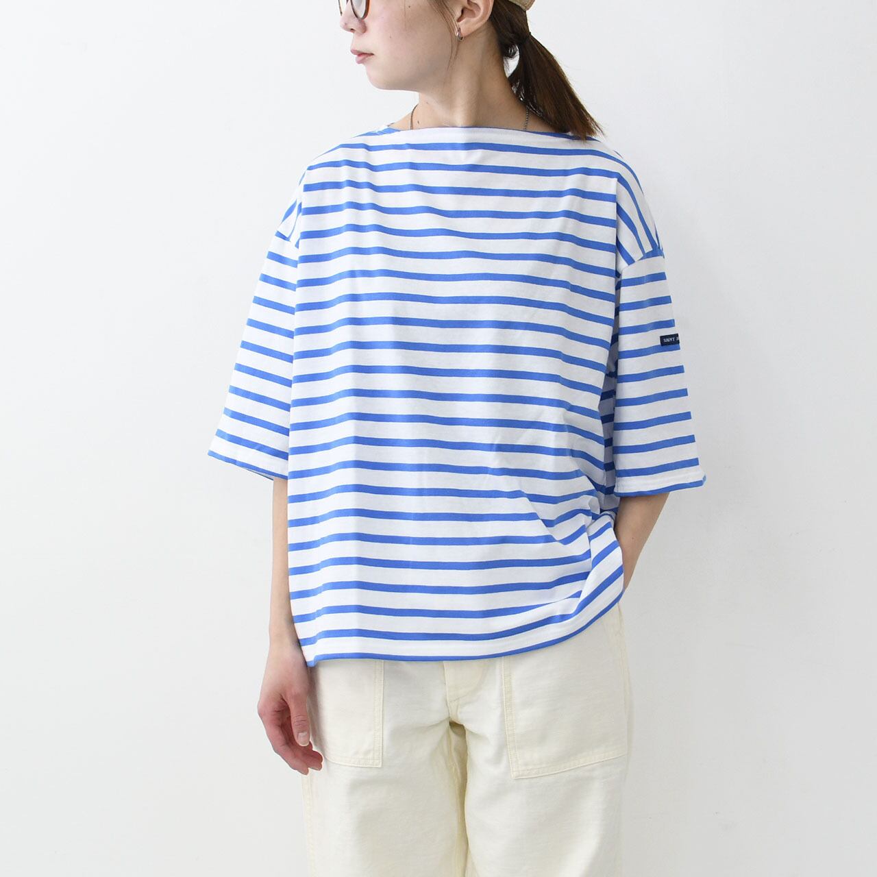 セントジェームス SAINT JAMES [PRIAC TEE LOOSE BORDER] [20jc8733-bo] セント