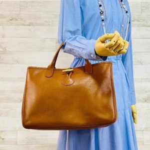 ロンシャン ロゾ オールレザートートバッグM キャメル色 A4収納 極美品