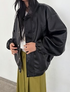 【新作5%OFF・3日間】Carbon Soft-Leather Jacket_2colors