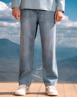 レトロ ウォッシュ加工デニム 3色　E0117