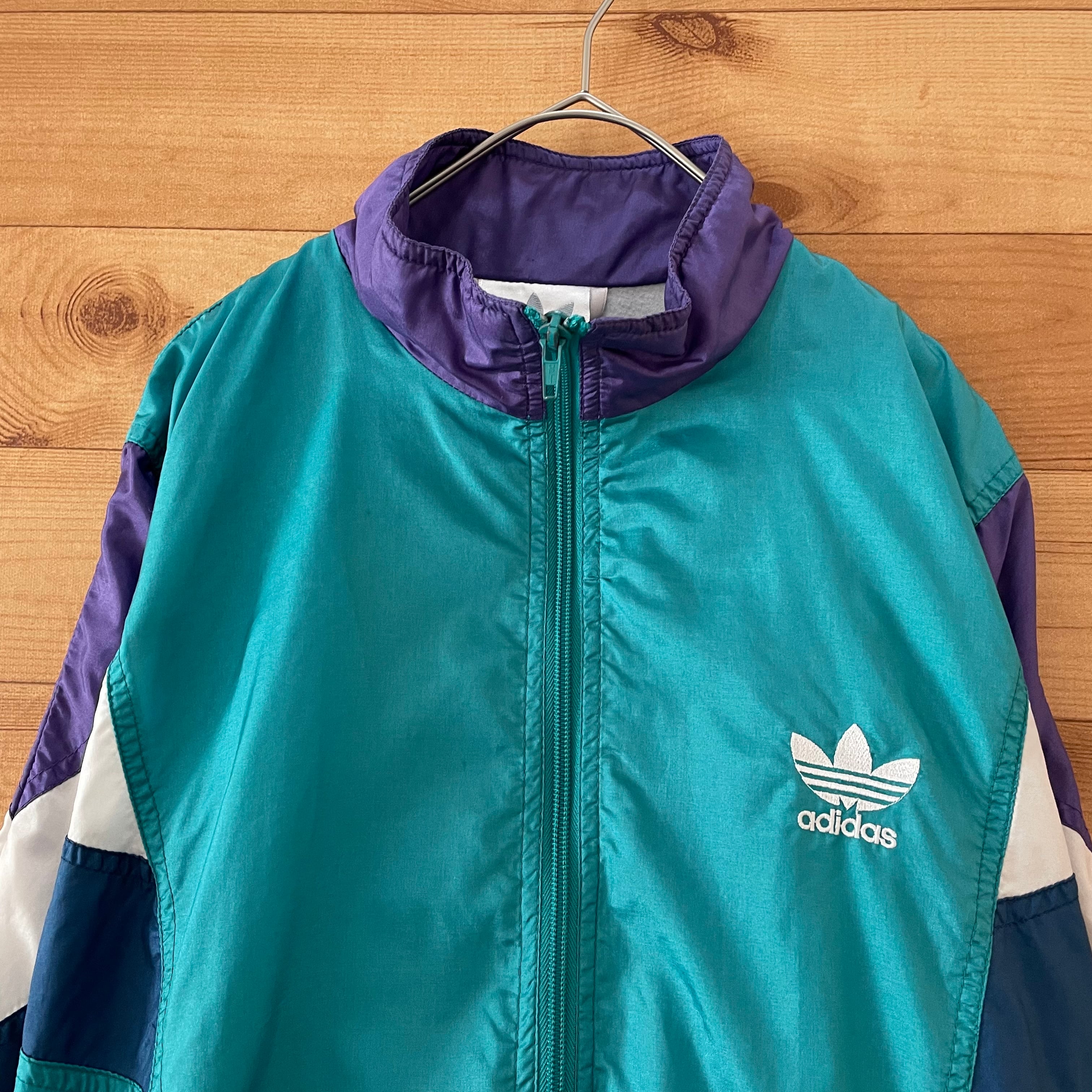 adidas】80s 銀タグ 万国旗タグ ブルゾン ジャケット ジップアップ ...