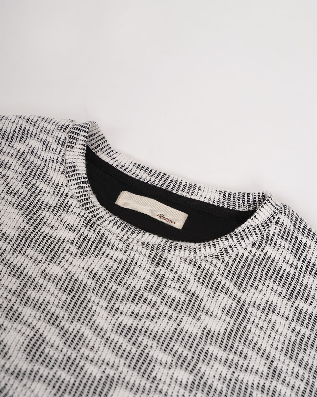 【#Re:room】SHEER SLUB KNIT T-SHIRT［REC912］