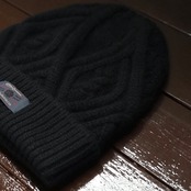 【HeArT&Co. 】カシミヤアラン柄ニットキャップ