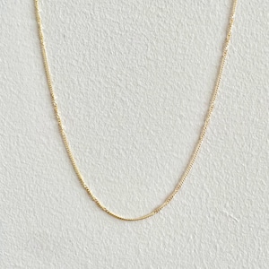 【GF1-110】18inch gold filled chain necklace