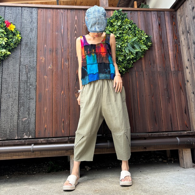 タイダイスパンテックトップス