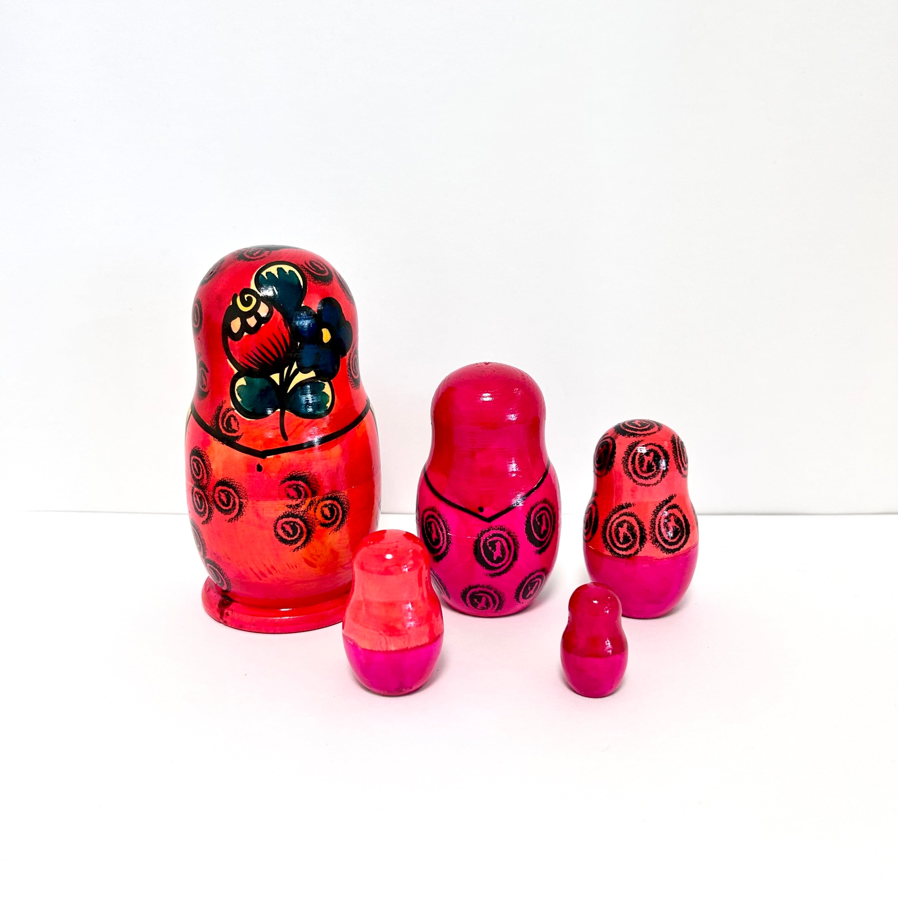 ビンテージ マトリョーシカ 14cm5ピース マイダン