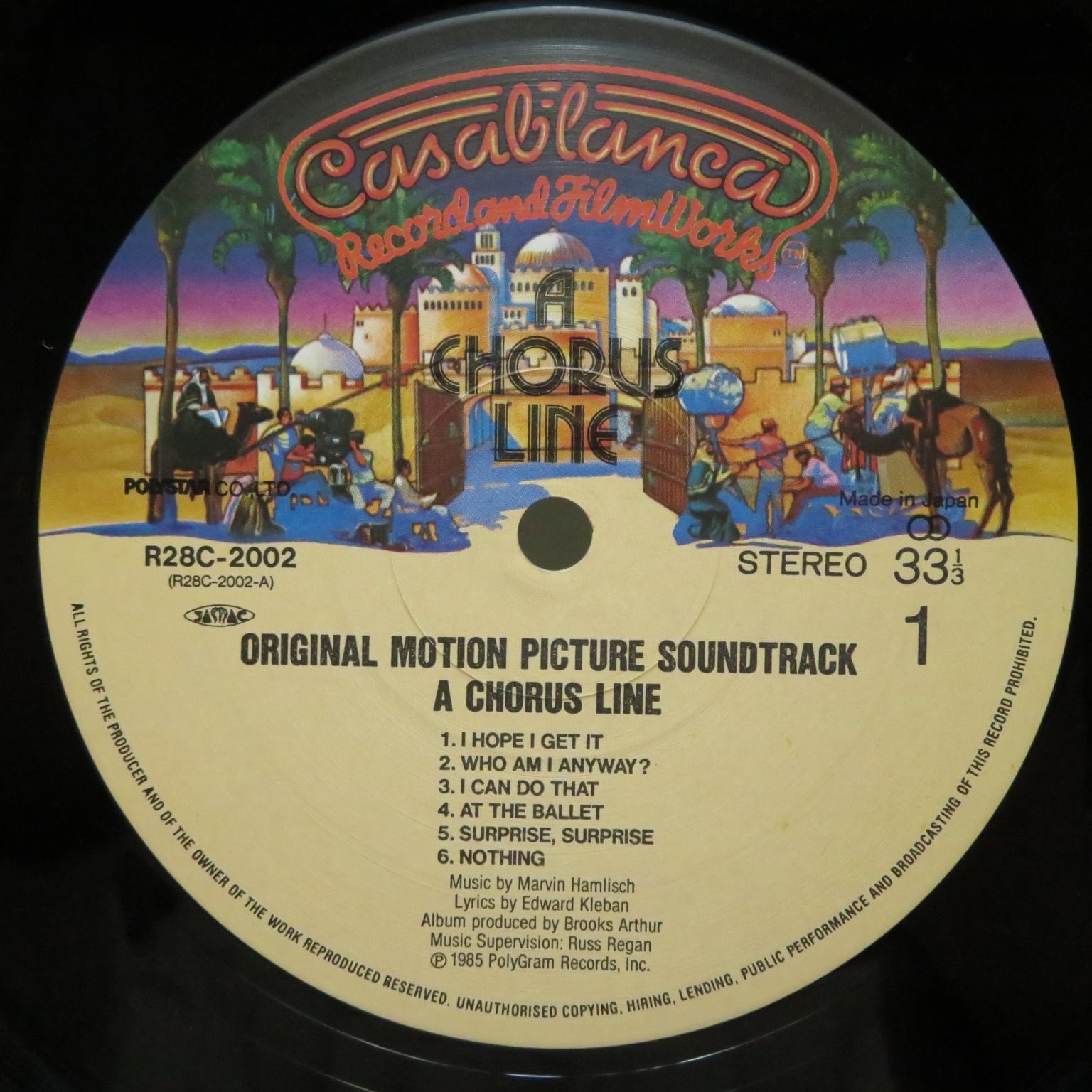 Various / A Chorus Line - Original Motion Picture Soundtrack [R28C-2002] - 画像5