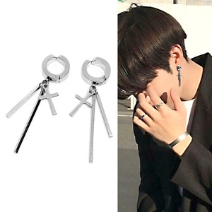 ステンレスBTSイヤリング（タイプ3）