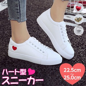 ハート柄 ローカット スニーカー レディース 韓国 シューズ 通勤 通学 スポーツ 大人 かわいい カジュアル きれいめ シンプル 歩きやすい 履きやすい 疲れにくい コンフォートシューズ 大人可愛い 大人女子