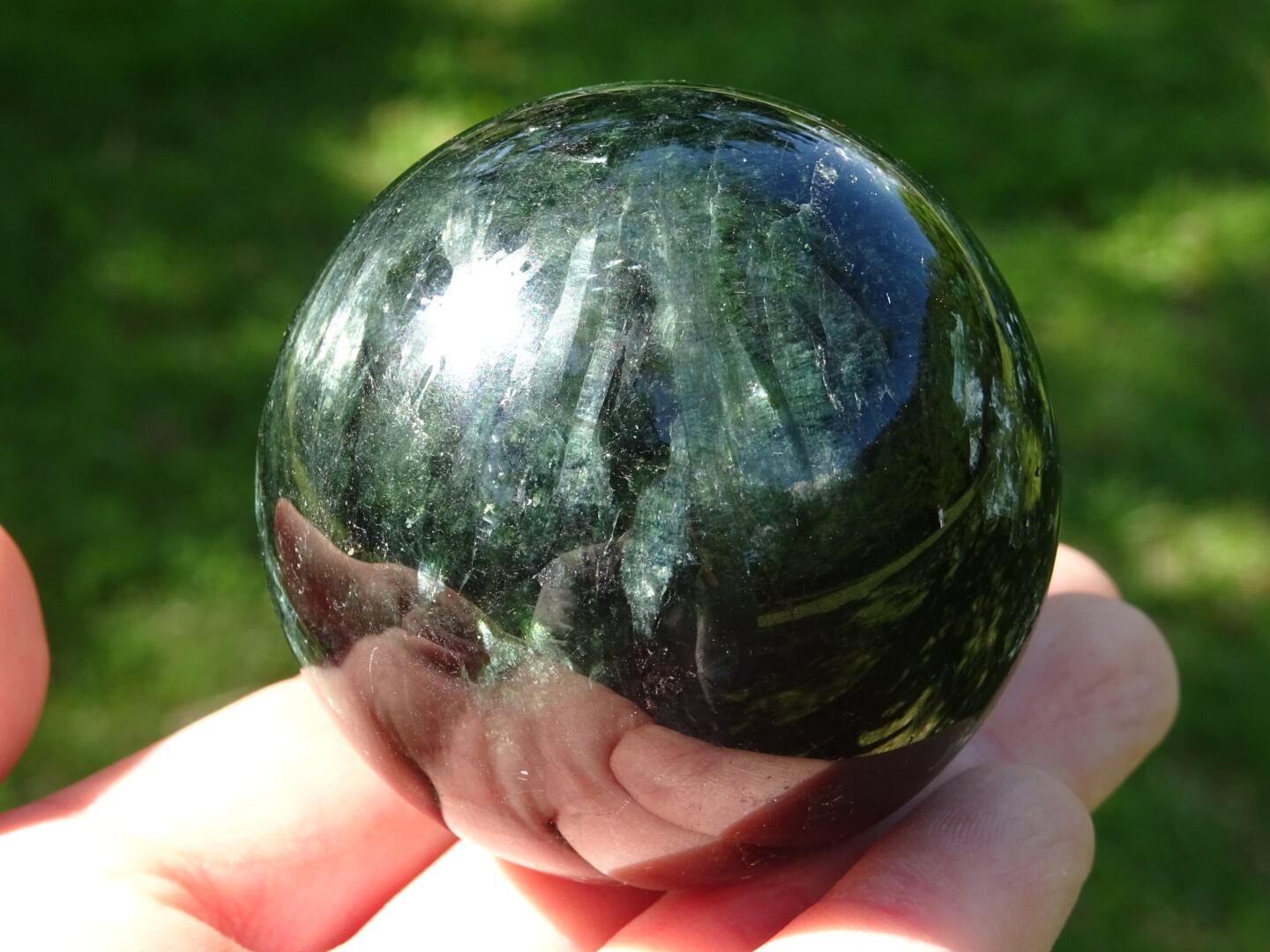 アクチノライト（スフィア） ~Green Will~ | 虹石屋