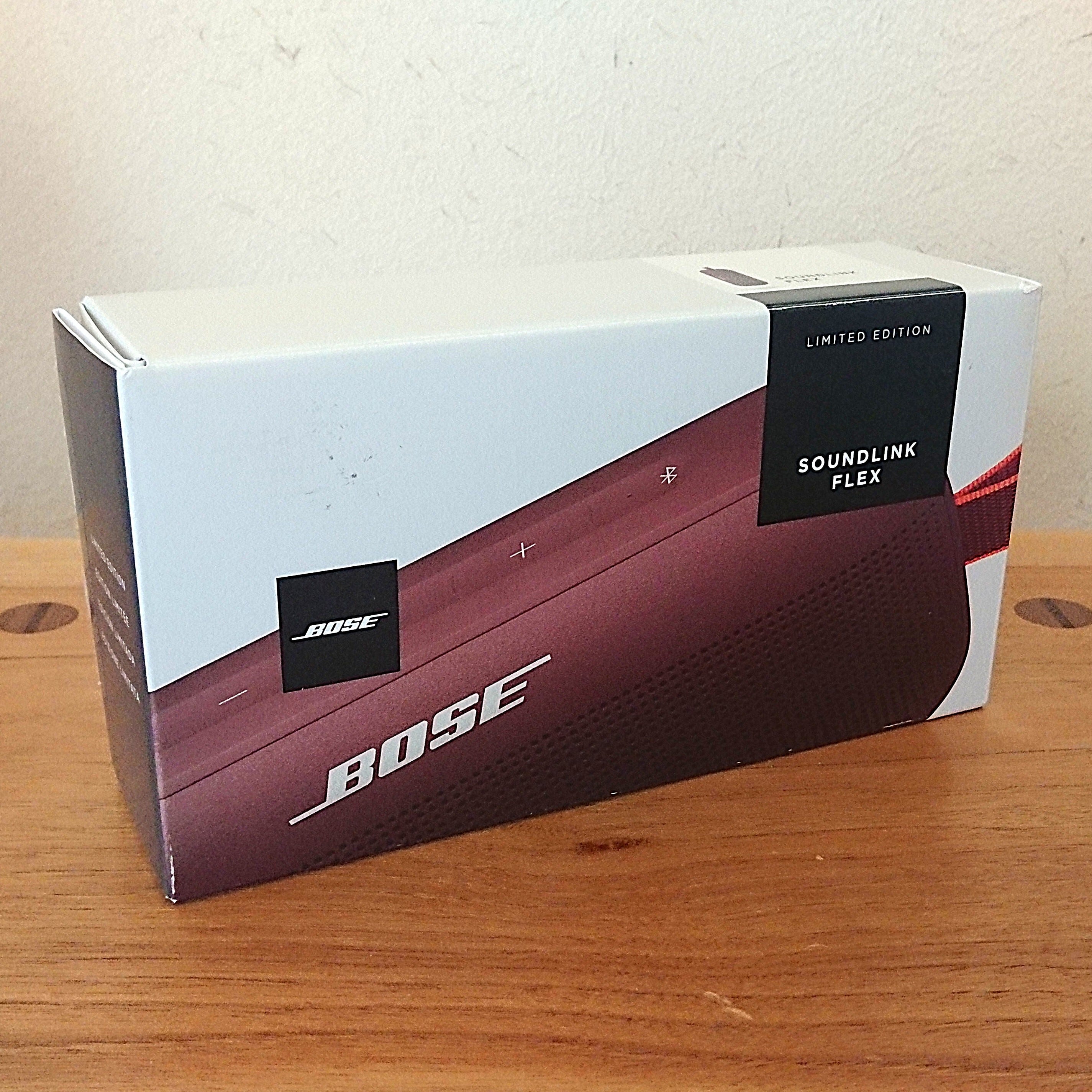 Bose SoundLink Flex Speakerカーマインレッド 限定色 動作良好】Bose SoundLink Flex Bluetooth speaker カーマインレッド
