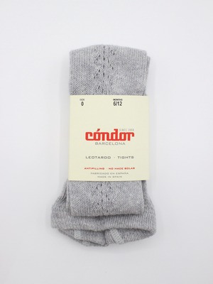 Condor side openwork warm tights  ALUMINIUM   0 1 2 size