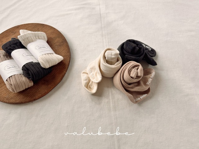 【予約】Velu Bebe Rib Tights (Bebe)