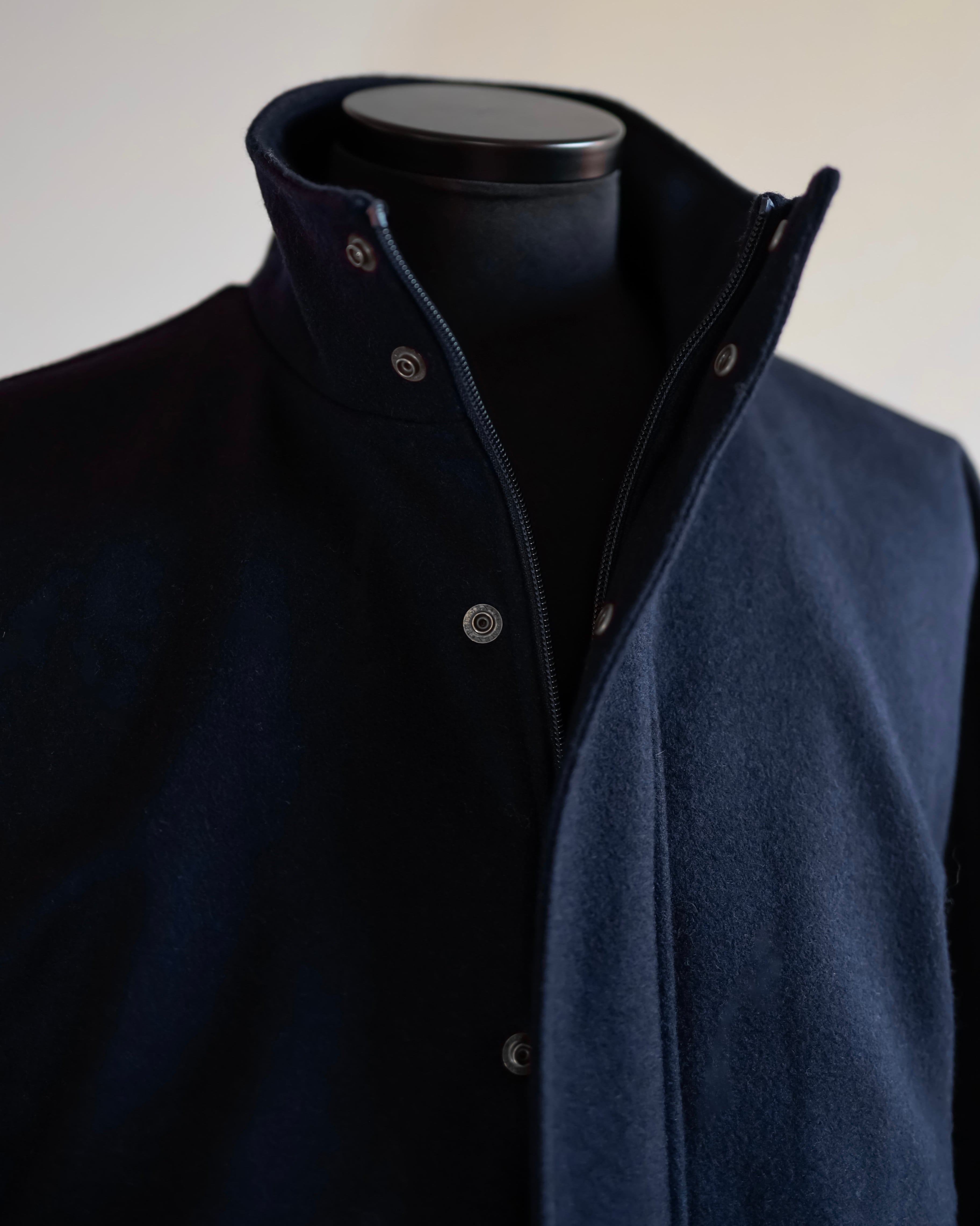 KV-587】Heat Wool 4Pocket Bomber Jacket【高級ウール】【軽くて