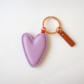 LILAC HEART KEYRING_KEY020