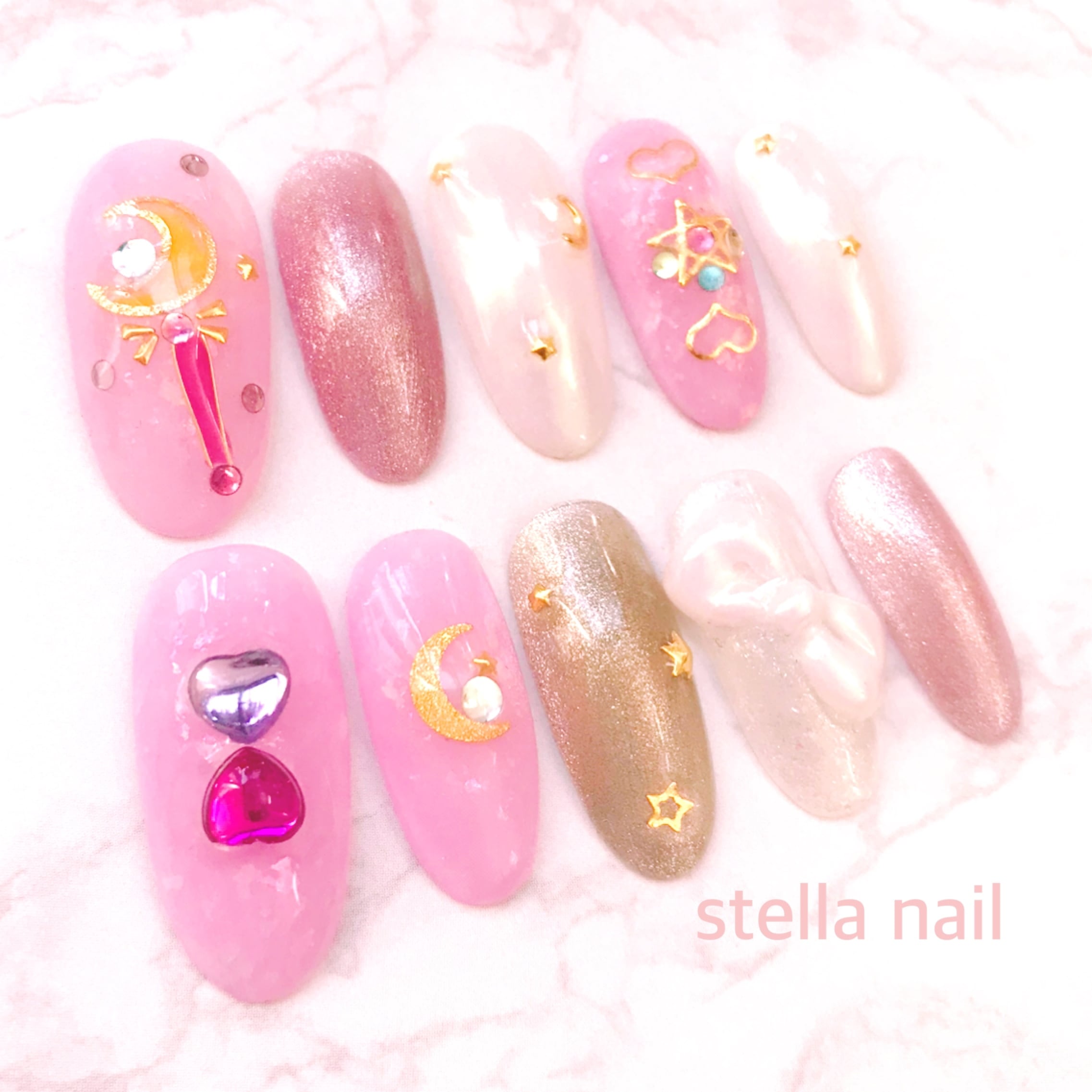 【未開封】セーラームーン　ネイルチップ　6種全コンプリート　貴重品 ネイルチップ セーラームーン | ネイルチップ stella nail