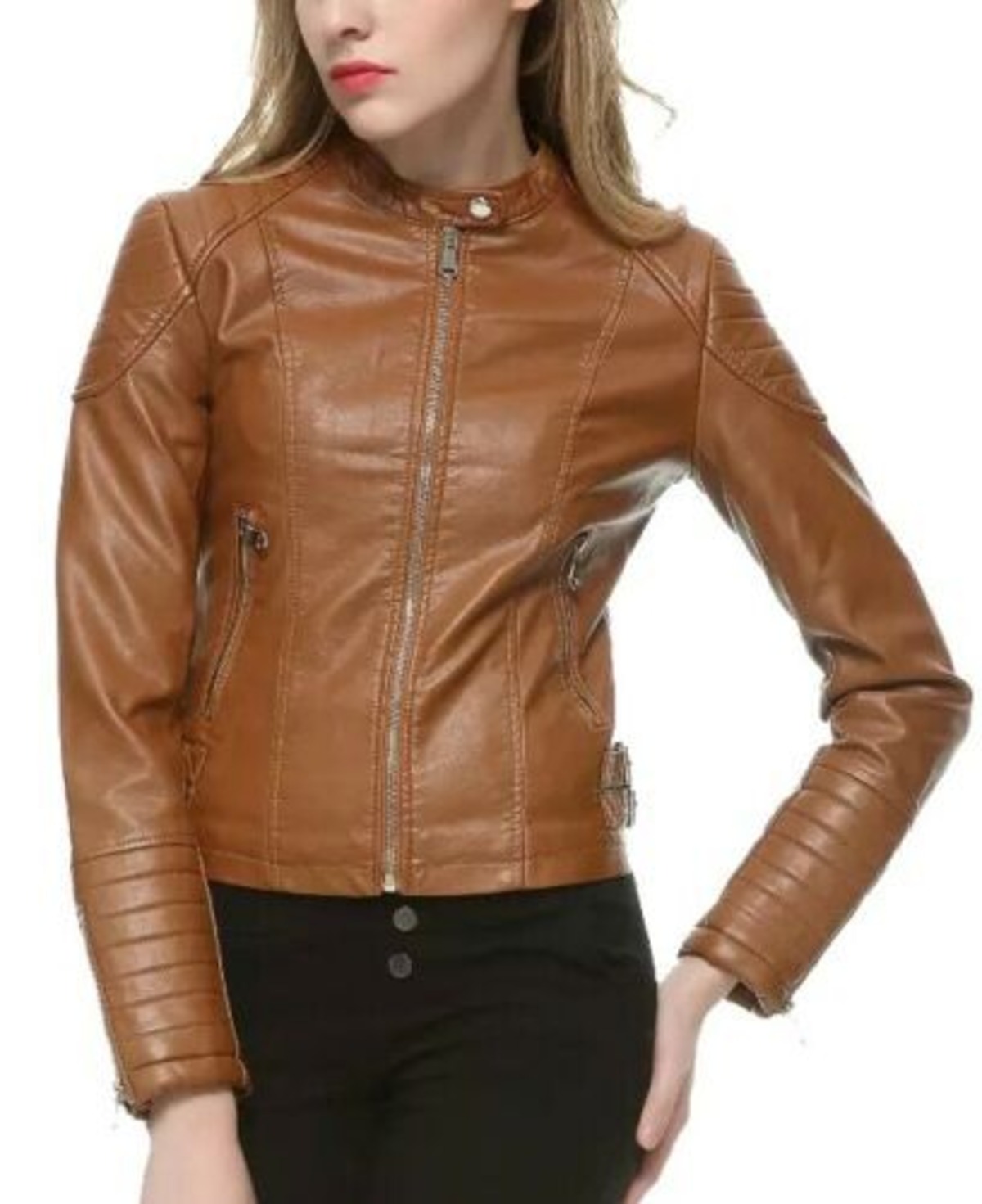 羊革ジャン（横袖裏地付き）Sheep Leather Jacket (Horizontal Sleeve 