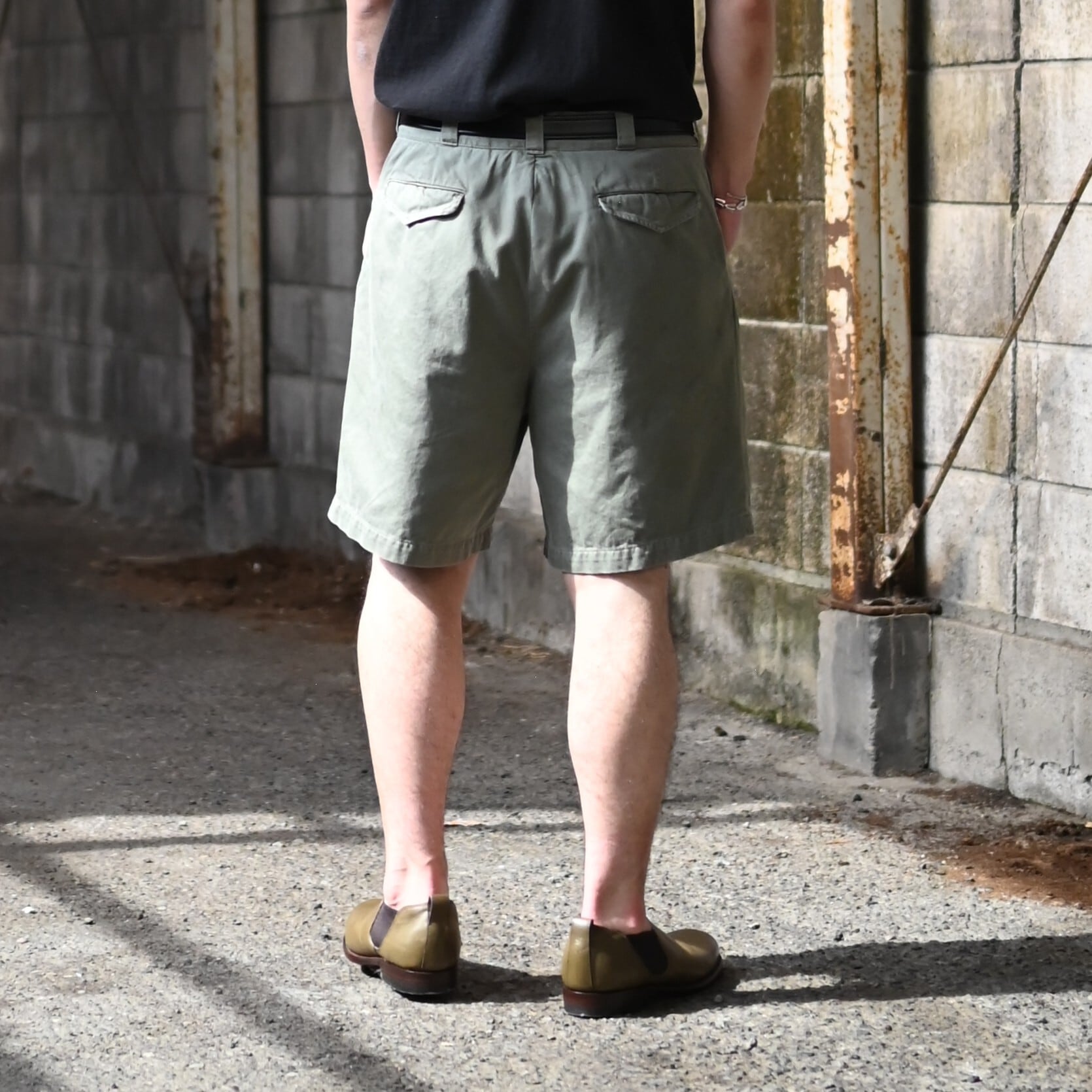 BOWWOW / US ARMY CHINO SHORTS AGED | GANKO