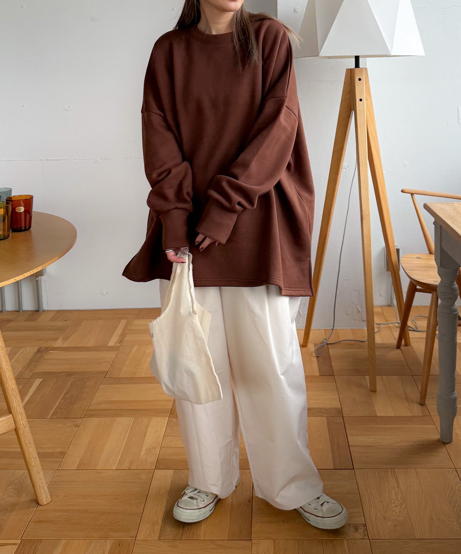 GENTLEFULLNESS ロンT ブラウン GENTLEFULLNESS ロンT ブラウン GENTLEFULLNESS ロンT ブラウン