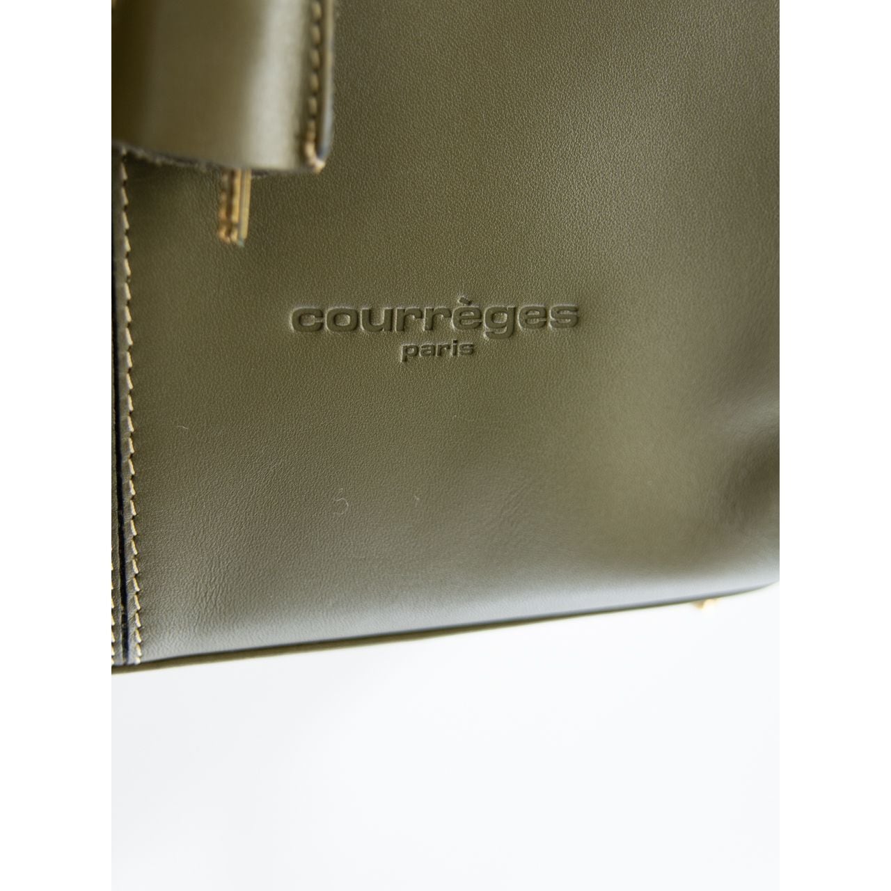【courreges paris】Made in France 2way PVC leather crossbody bag (クレージュ フランス製 合皮クロスボディバッグ ショルダー ハンドバッグ)2a