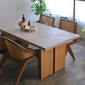 Wood panel Dining table