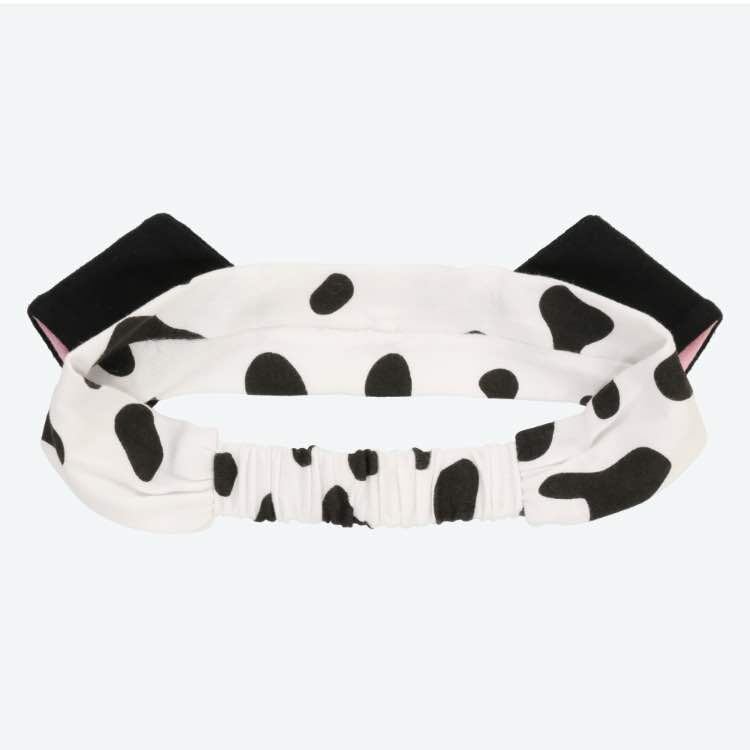 101匹わんちゃん ベビースタイ&ヘアバンド パーク限定 東京 ディズニー ランド シー ホワイト ダルメシアン よだれ掛け ベビーグッズ エプロン 赤ちゃん用品