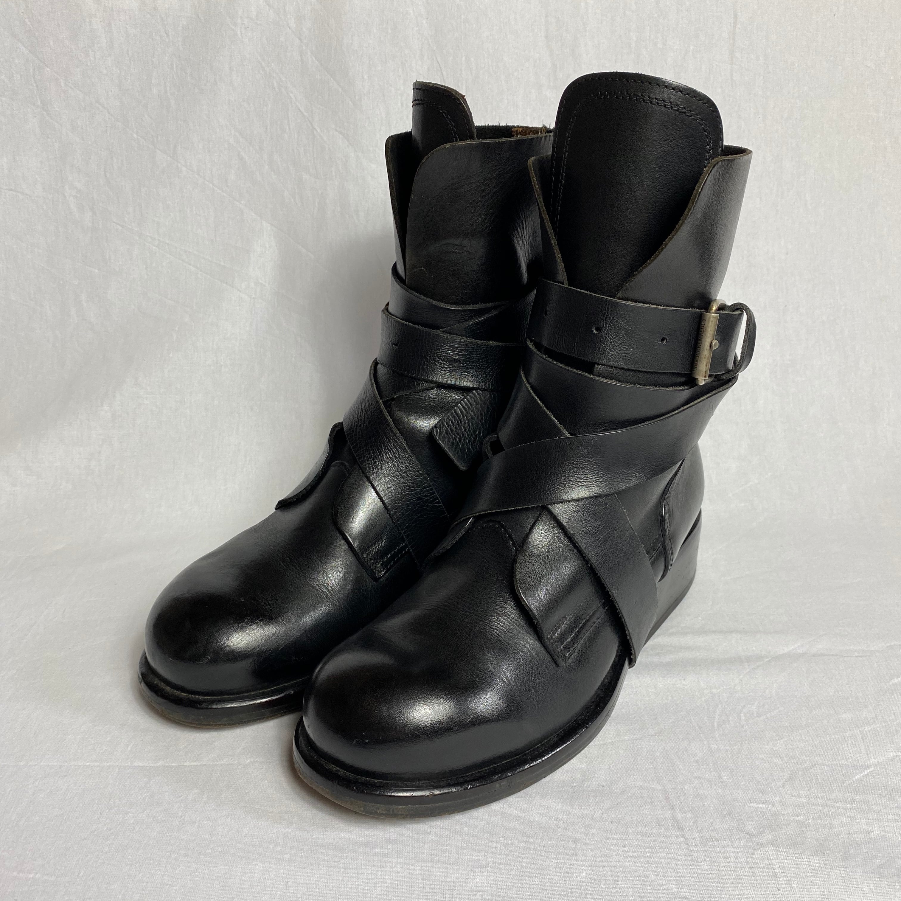 DIRK BIKKEMBERGS Leather boots ダークビッケンバーグ レザー