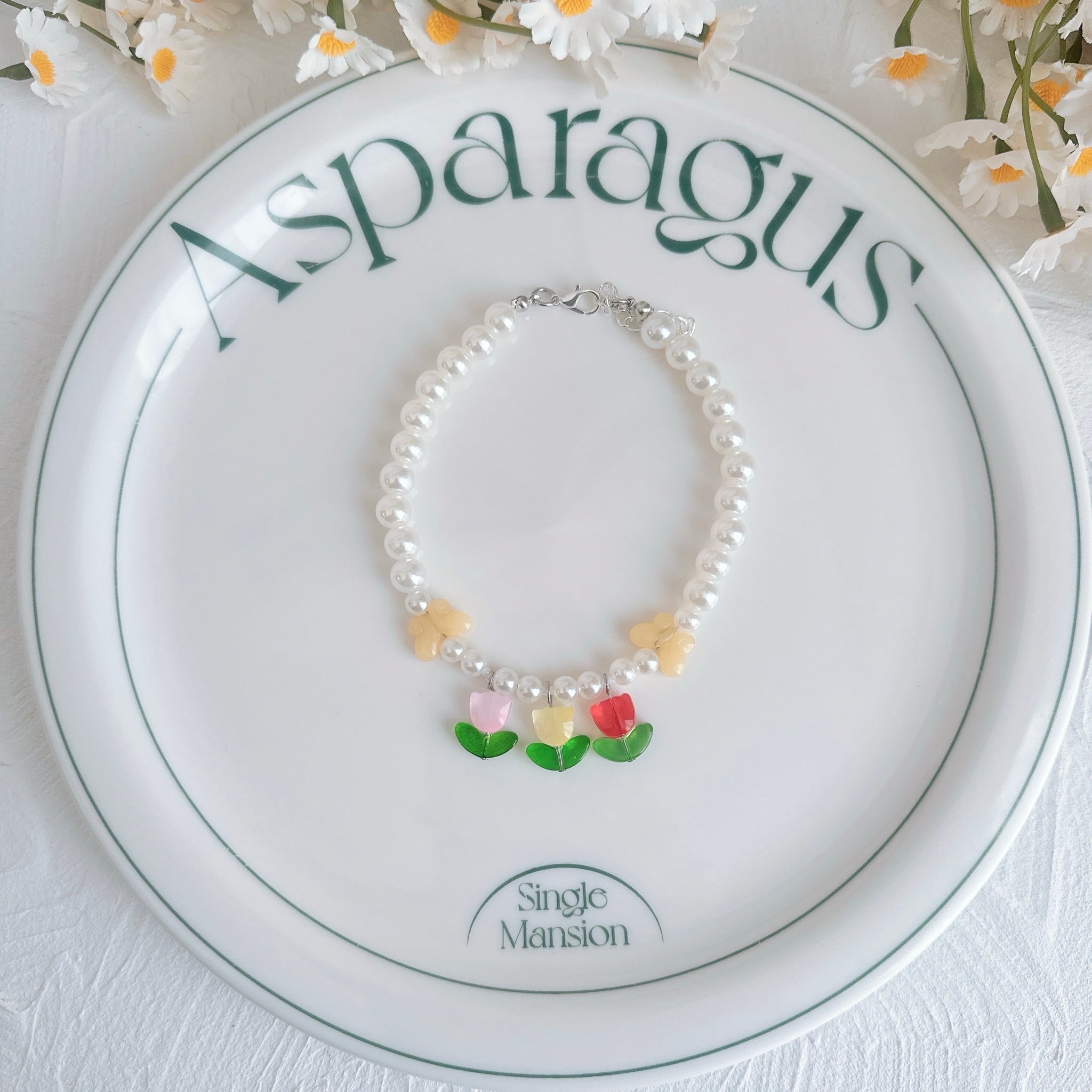 チューリップいっぱいネックレス