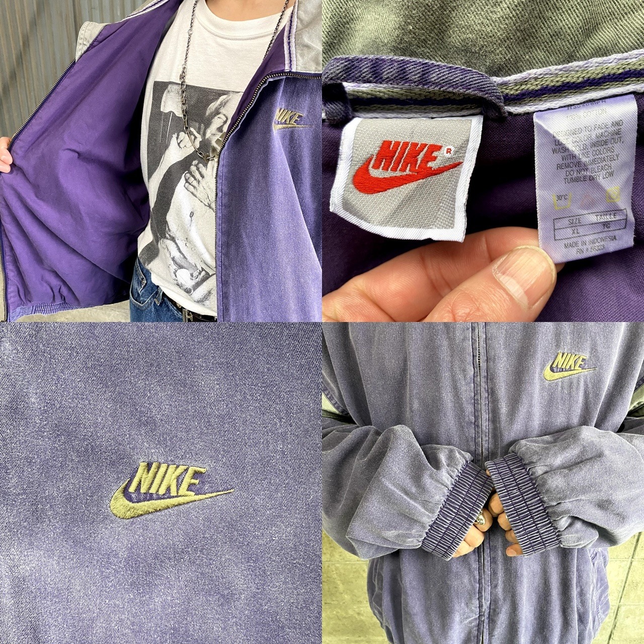 レア 90s やわらか NIKE JORDAN ロゴ トラックジャケット
