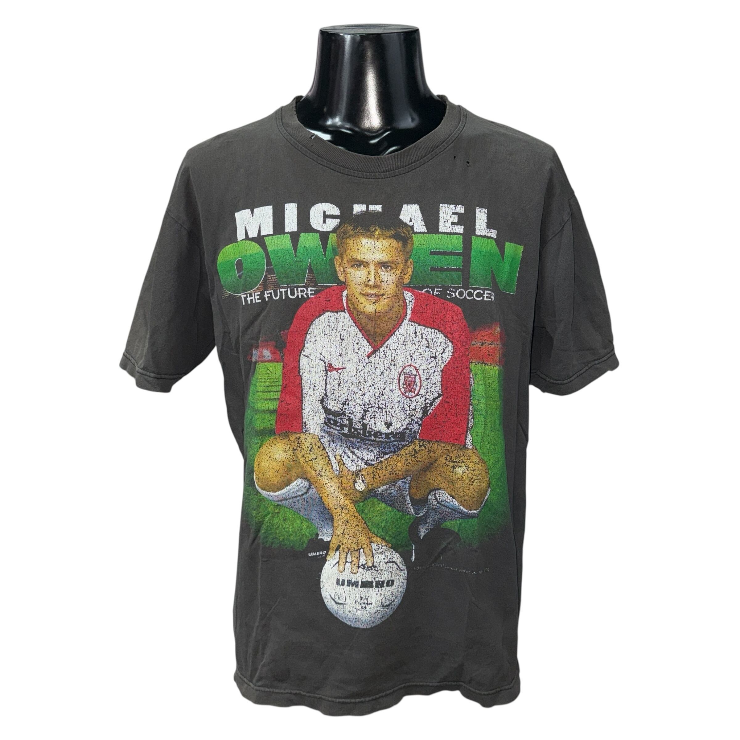 Michael Owen マイケル オーウェン サッカー Tシャツ MICHAEL OWEN】マイケル・オーウェン 90s00s グラフィックTシャツ