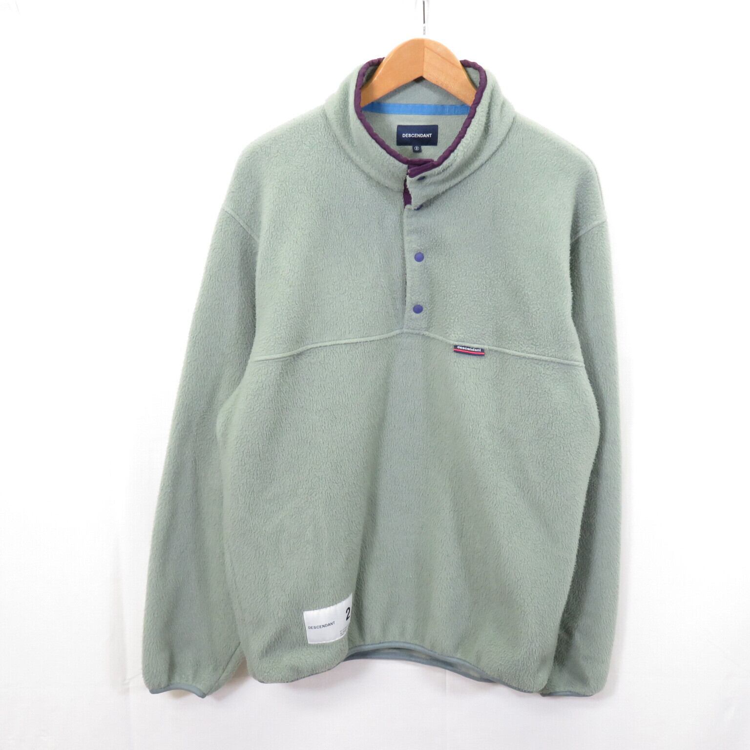 DESCENDANT HUMMING FLEECE PULLOVER size①