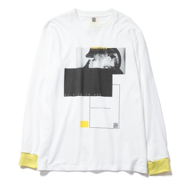 vast222   EMBRACE L/S  TEE White