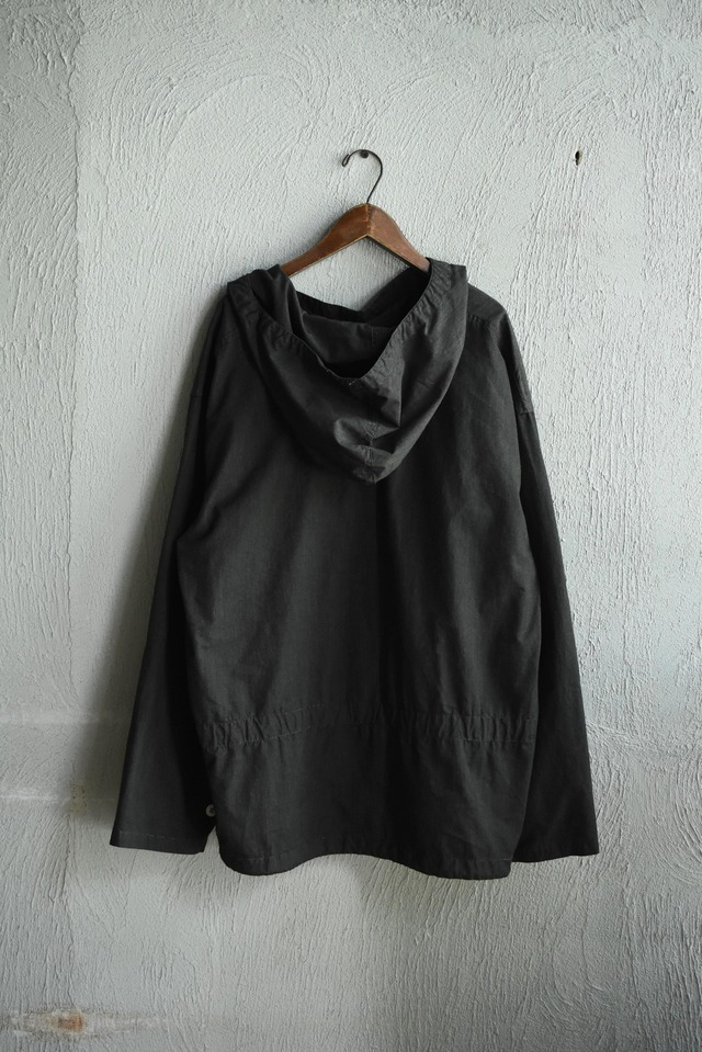 Utah/“swiss army” snow camouflage anorak parka/black over dye & draw code/rework