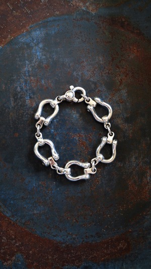 【VINTAGE】TIFFANY&Co. ティファニー ホースシュー リンク ブレスレット 《シルバー925 ヴィンテージ オールド メンズ》