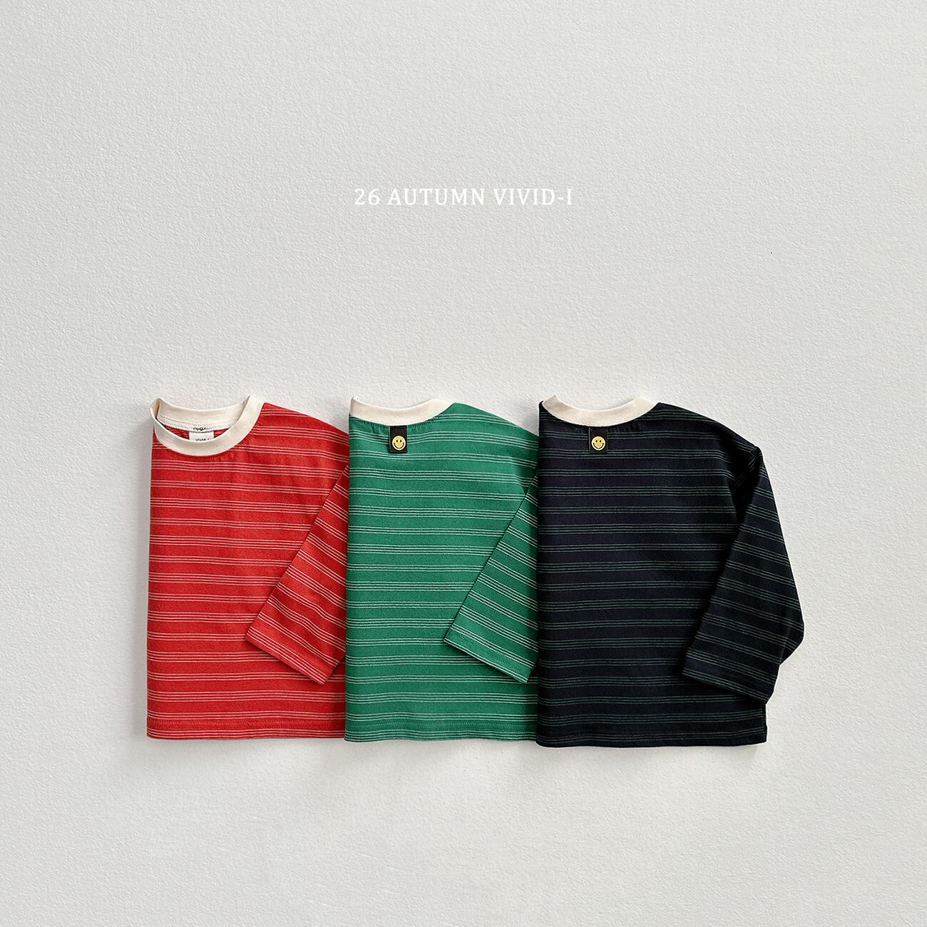 dangara smile label tee【VIVID】※※10月下旬発送予定