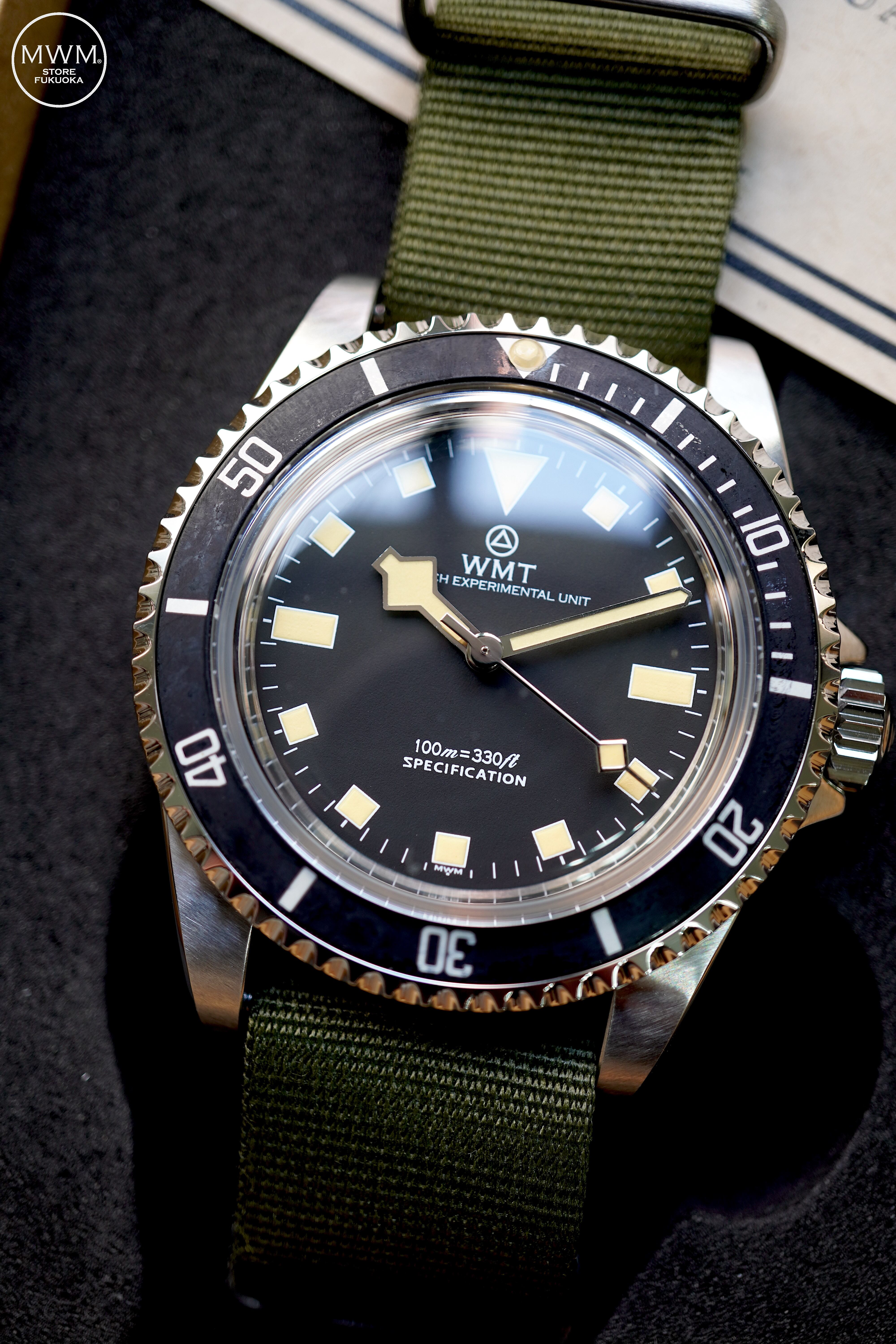 WMT WATCHES Royal Marine – Ocean Noir / Aged Bezel by MWM | MWM 