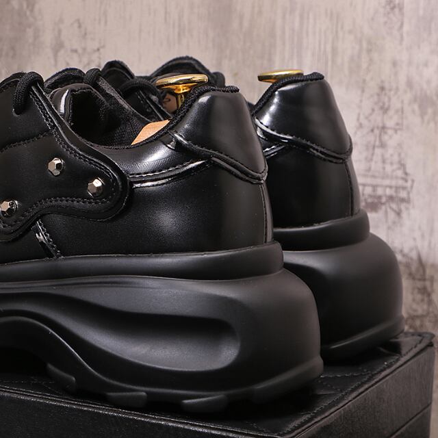 予約販売】レザーシューズ 革靴 メンズ ローファー スニーカー 厚底