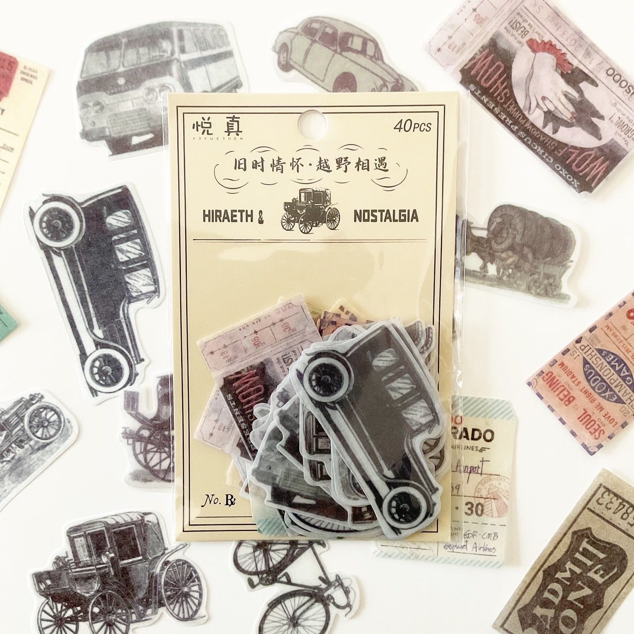 フレークシール レトロcar