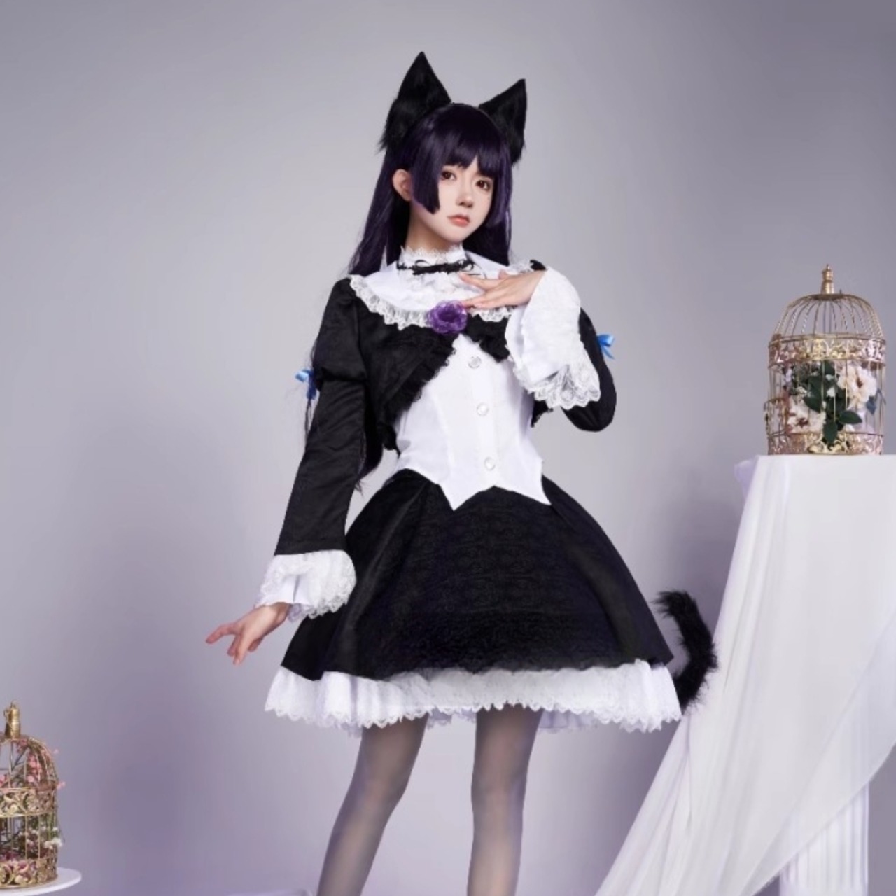 天使と悪魔 サブカル系 ファッション セットアップ 4点セット ゴスロリ 