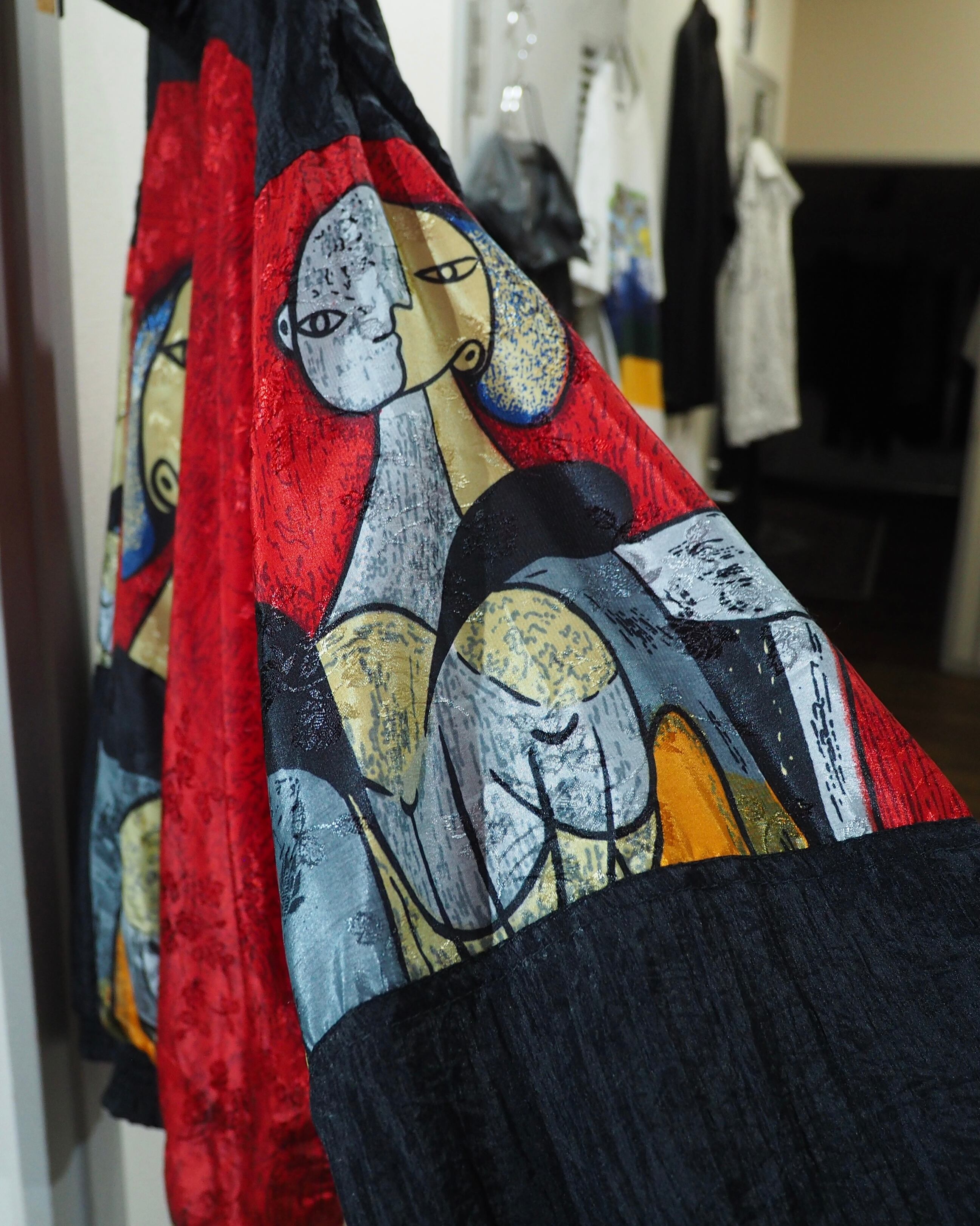 " Pablo Picasso " Cubism Art Pattern Design Vintage Loose Blouson