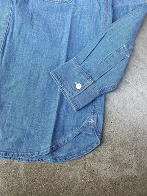 BIG MIKE / CHAMBRAY SHIRT / シャンブレーシャツ / WORK SHIRT / ワークシャツ / BLUE / 192015300