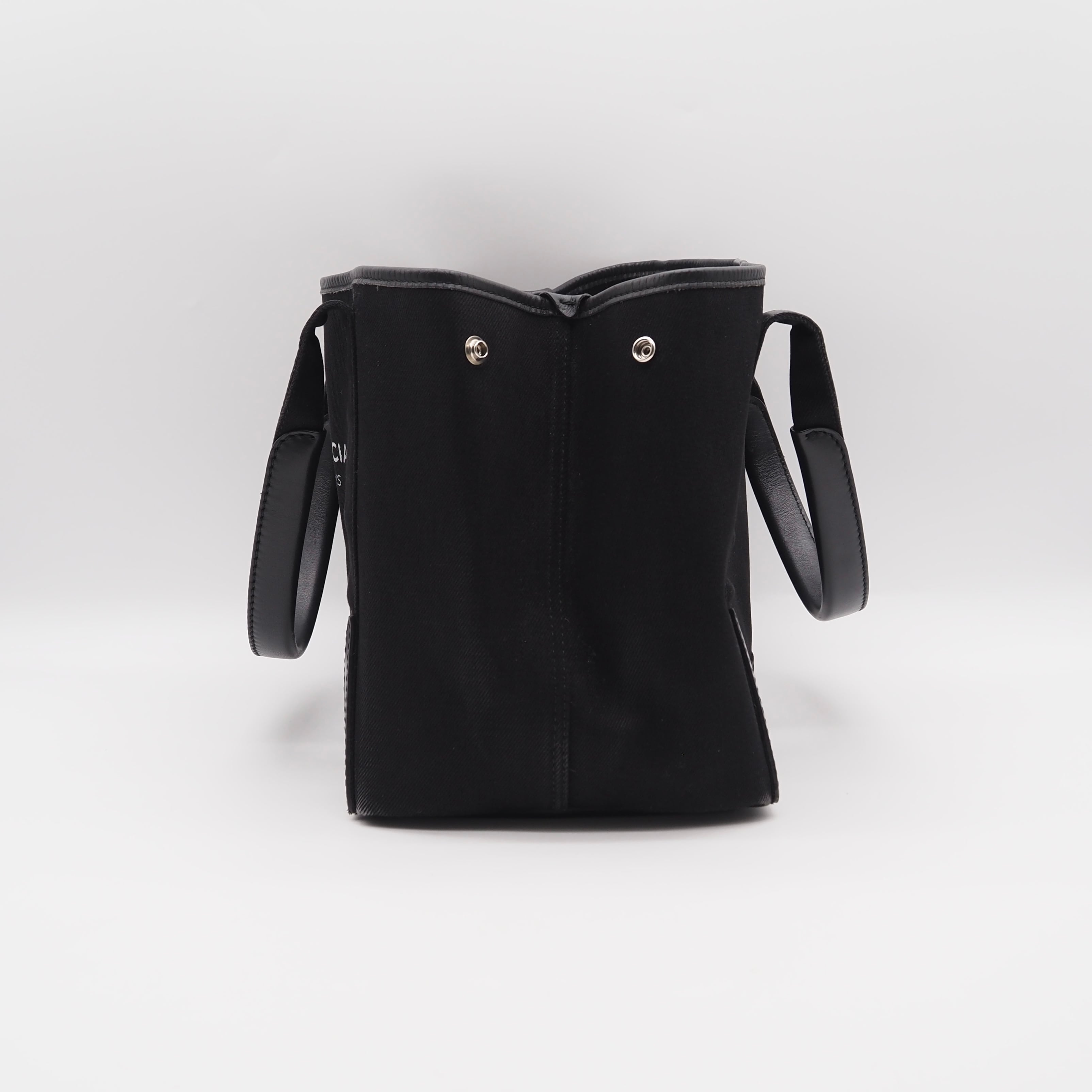 購*た様 Balenciaga ハンドバッグ ブラック BALENCIAGA ネイビーニューカバ PM ハンドバッグ キャンバス ブラック