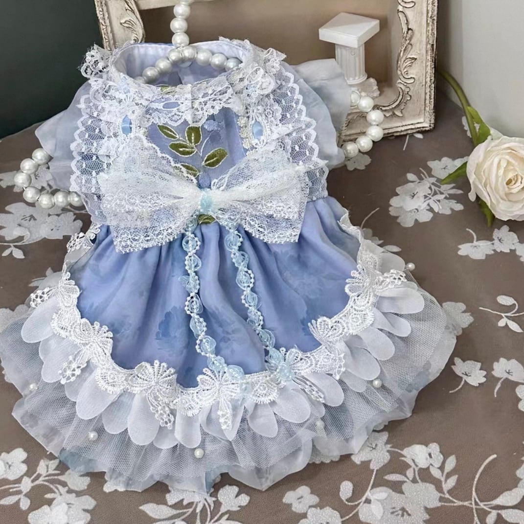 チュールティアードワンピース 00432