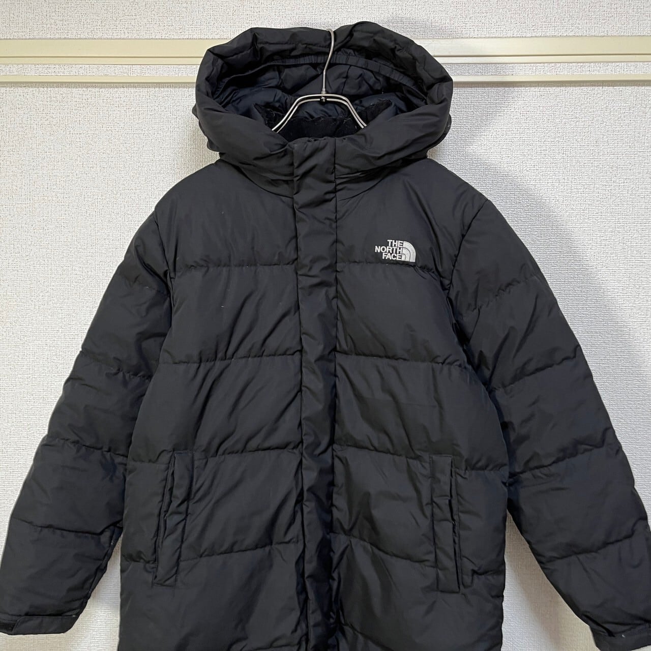 ノースフェイス ダウンコート ベンチコート ブラック S ノースフェイス