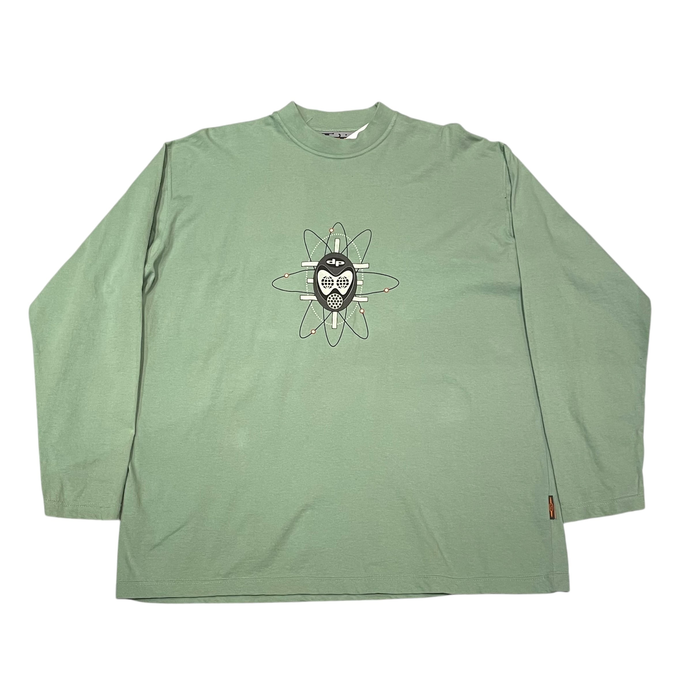 90s DANIEL POOLE "Rave Wear" reflector design L/S T-shirt