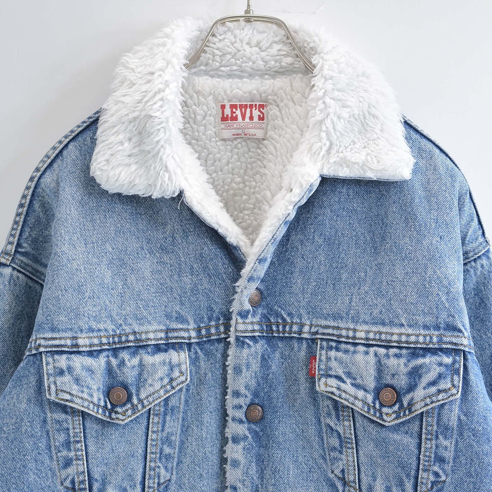 80s Levi's70609 リーバイス アメリカ製 デニム ボア トラッカー