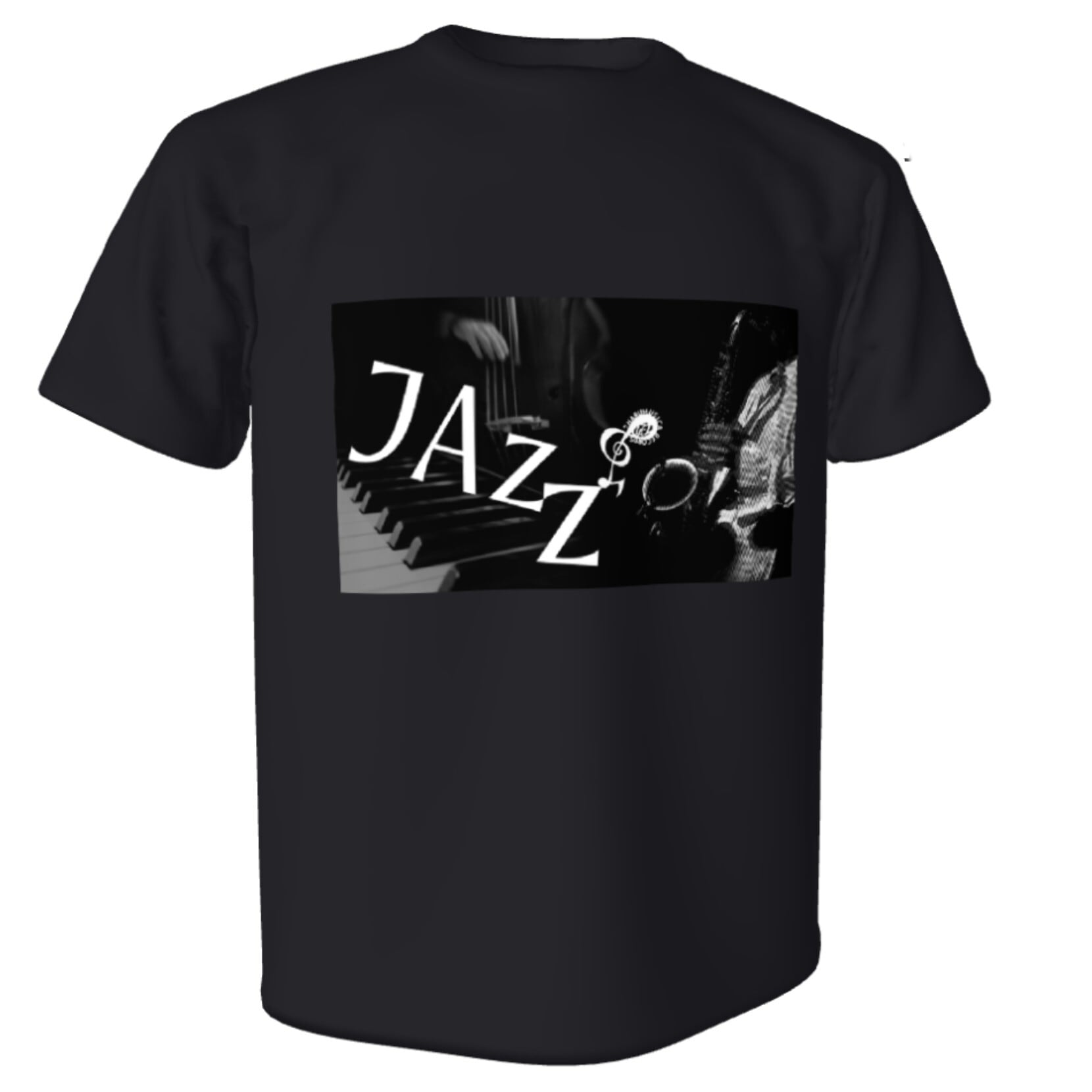 ジャズTシャツ・ブラック(ドライ仕様、送料込) | Harumusica Records